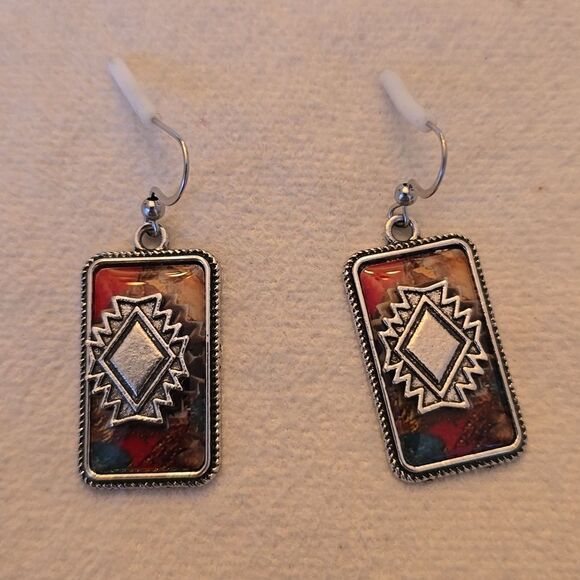 Western boho style earrings - Picture 1 of 6